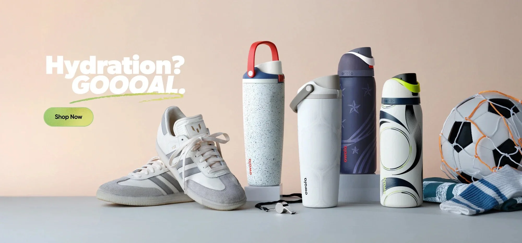 New Owala Soccer Collection at Owala, Dick's Sporting Goods, and
